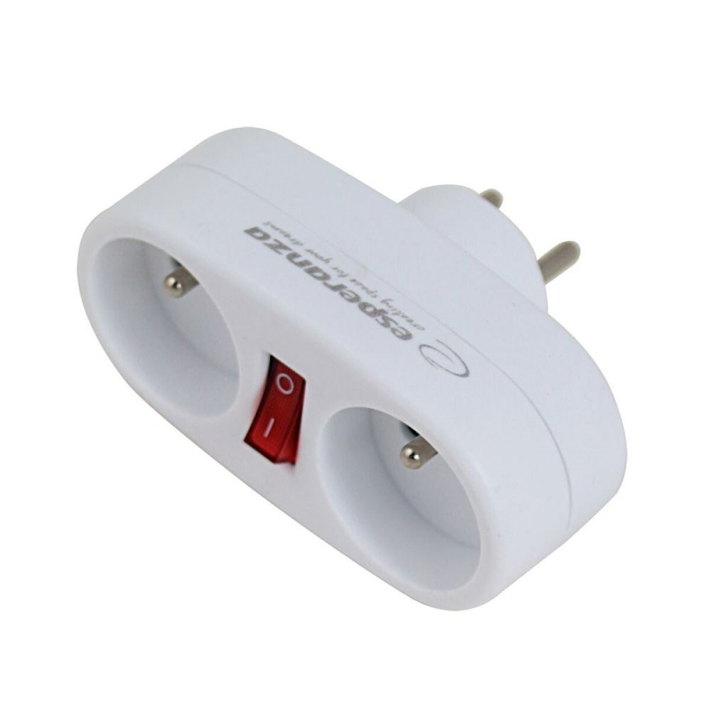 Plug adapter Esperanza ELK306W 2 Plugs