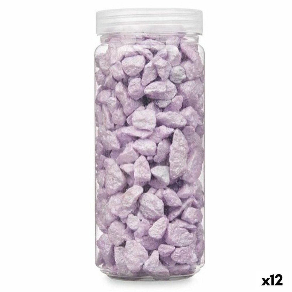 Decorative Stones Lilac 10 - 20 mm 700 g (12 Units)