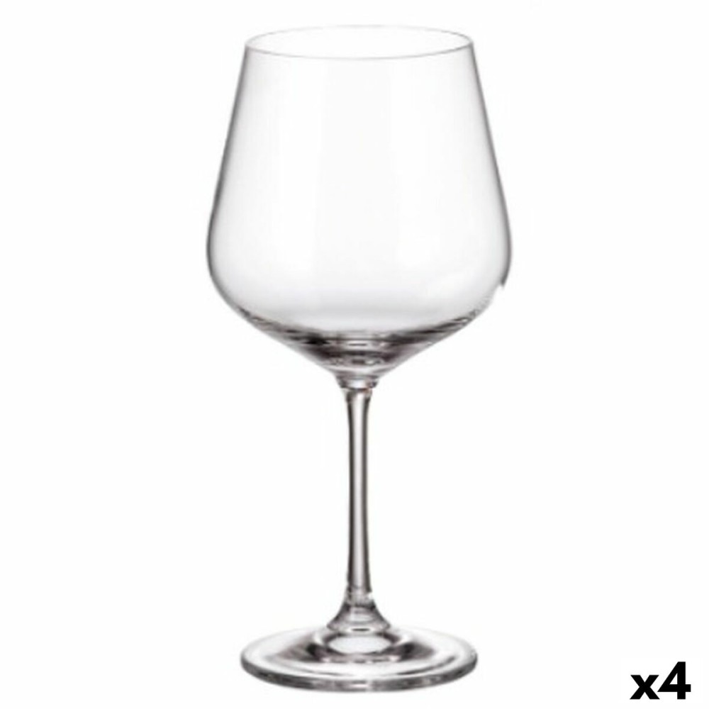 Weinglas-Set Bohemia Crystal Sira 600 ml 6 Stücke (6 Stück) (4 Stück)