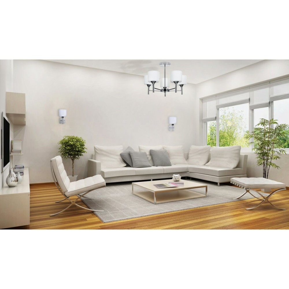 Applique Murale Activejet AJE-MIRA 1P Blanc Argenté Métal 40 W 23 x 21,5 x 11,5 cm (1 Pièce)