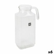 Krug mit Deckel und Dosiereinrichtung La Mediterránea Chrysler 1,8 L Glas (6 Stück)