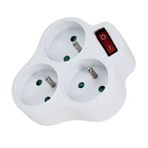 Plug adapter Esperanza ELK304W 3 Plugs