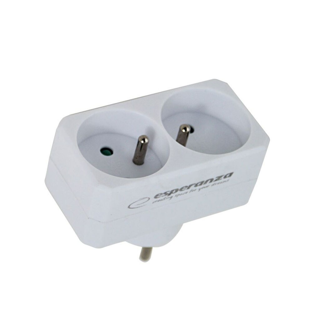 Plug adapter Esperanza ELK305W 2 Plugs
