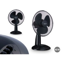 Table Fan Black 45 W 27 x 51 x 33,5 cm