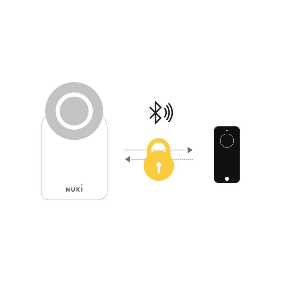 Key padlock Nuki Black