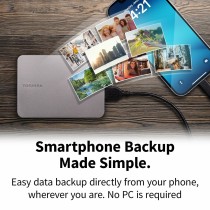 Disque Dur Externe Toshiba HDTX210ESCAA 1 TB HDD Argenté Magnétique