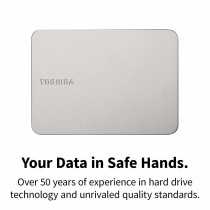 Externe Festplatte Toshiba HDTX210ESCAA 1 TB HDD Silberfarben Plattenspeicher