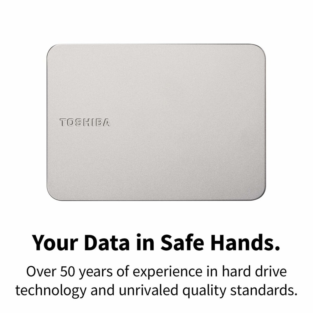 Externe Festplatte Toshiba HDTX210ESCAA 1 TB HDD Silberfarben Plattenspeicher