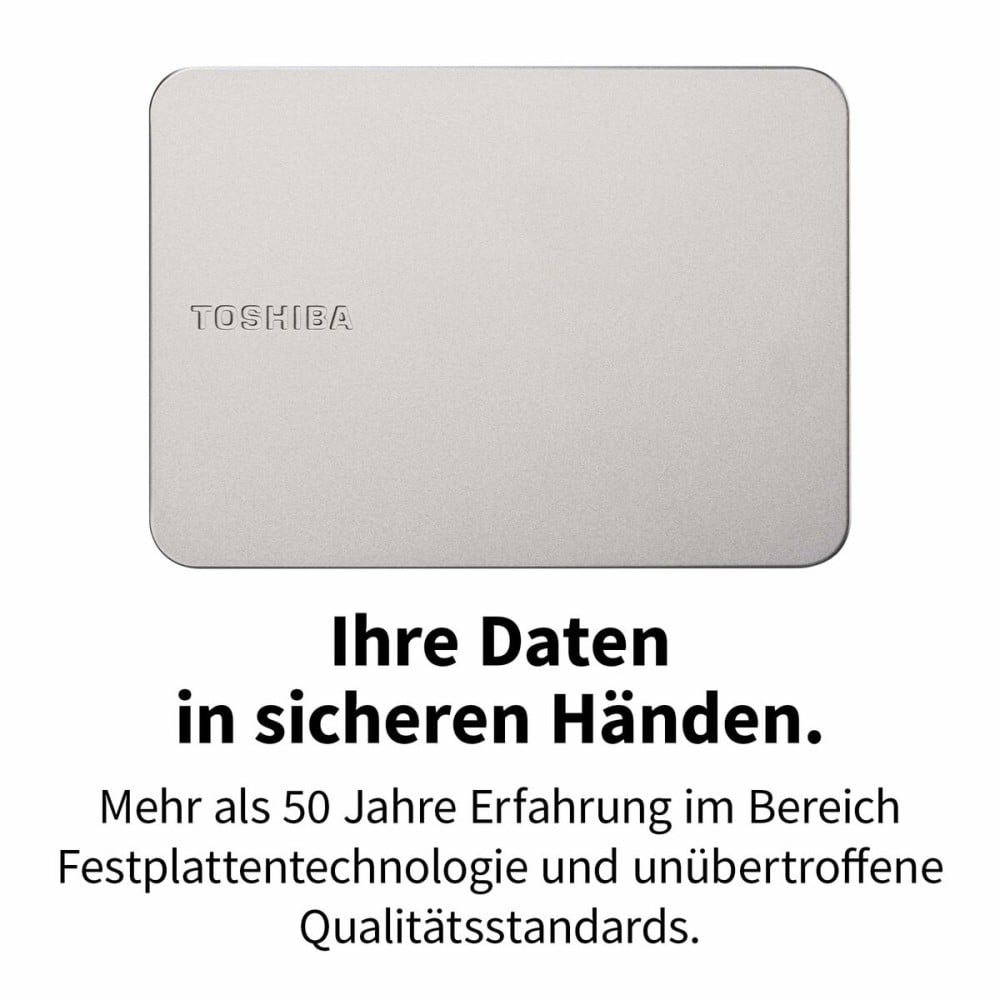 External Hard Drive Toshiba HDTX210ESCAA 1 TB HDD Silver Magnetic
