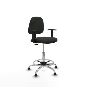 Bürostuhl Piqueras y Crespo B1D05RT Schwarz Lang