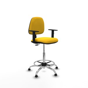 Chaise de Bureau Piqueras y Crespo B1D05RT Jaune Grande