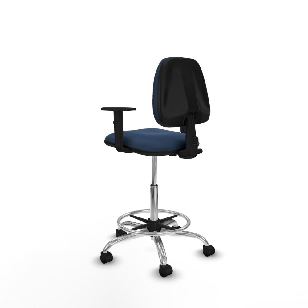 Chaise de Bureau Piqueras y Crespo B1D05RN Blue marine Grande