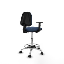 Chaise de Bureau Piqueras y Crespo B1D05RN Blue marine Grande