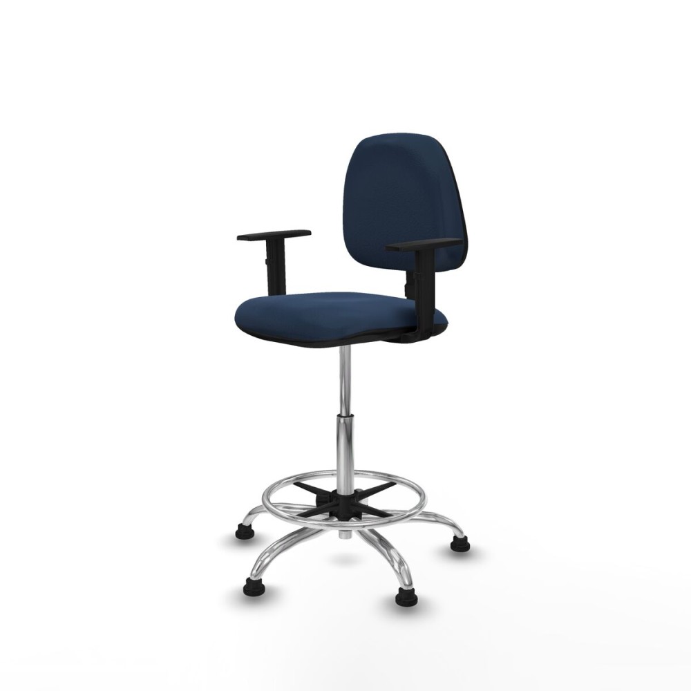 Chaise de Bureau Piqueras y Crespo B1D05RT Blue marine Grande
