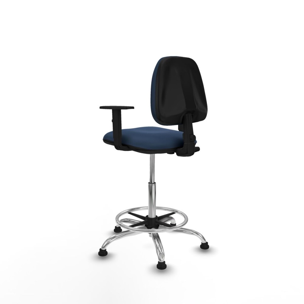 Chaise de Bureau Piqueras y Crespo B1D05RT Blue marine Grande