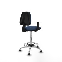 Chaise de Bureau Piqueras y Crespo B1D05RT Blue marine Grande