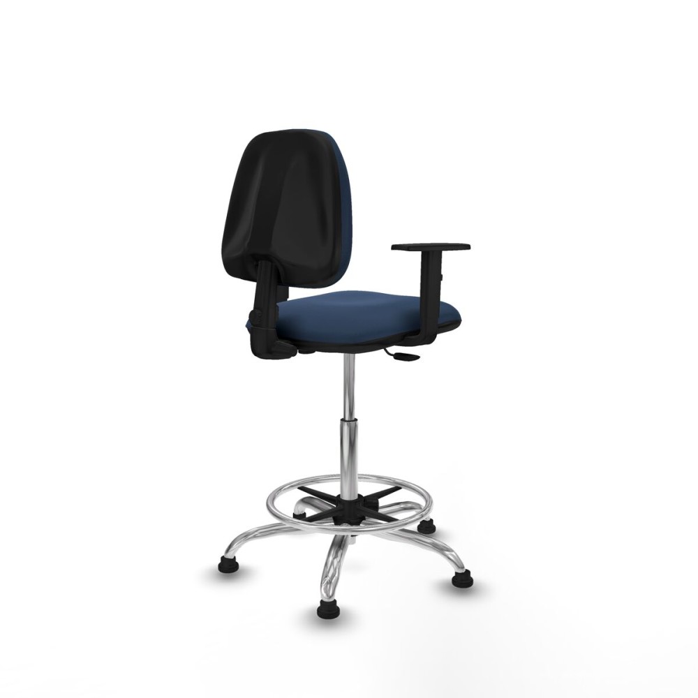 Chaise de Bureau Piqueras y Crespo B1D05RT Blue marine Grande