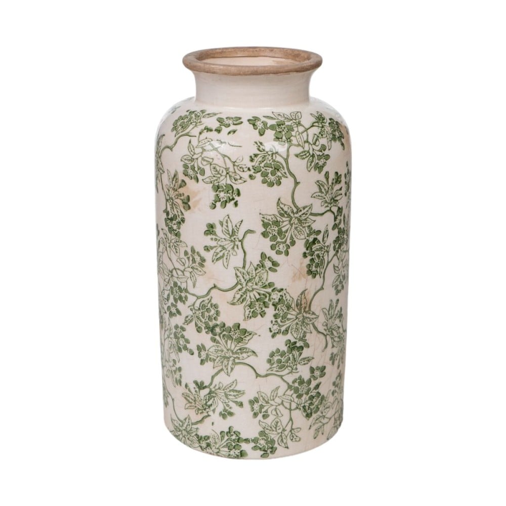 Vase Romimex Vert Beige Porcelaine 14 x 26 x 14 cm