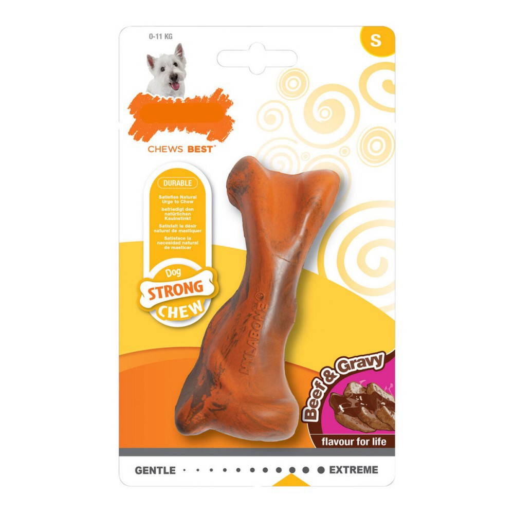 Beißring für Hunde Nylabone Strong Chew Sauce Fleisch S