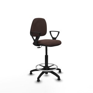 Office Chair Piqueras y Crespo BFN01RT Dark brown High