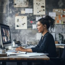 Kabellose Kopfhörer mit Ladebox Epos ADAPT E1TWS Schwarz