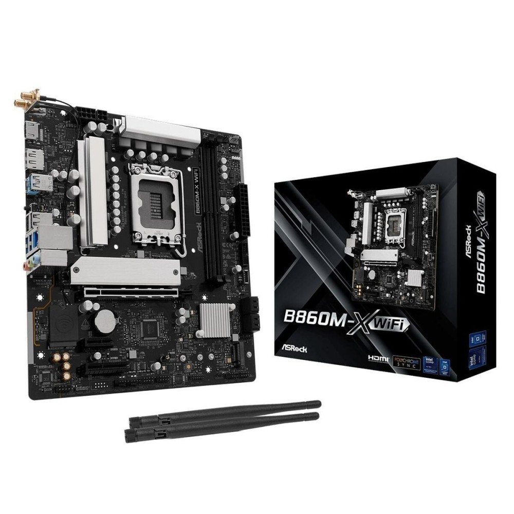 Carte Mère ASRock B860M-X WiFi Intel B860 LGA 1851