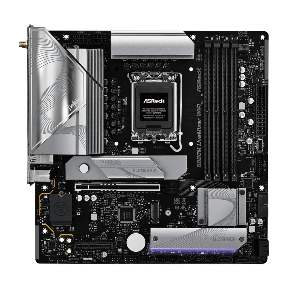Motherboard ASRock B860M LiveMixer WiFi Intel B860 LGA 1851