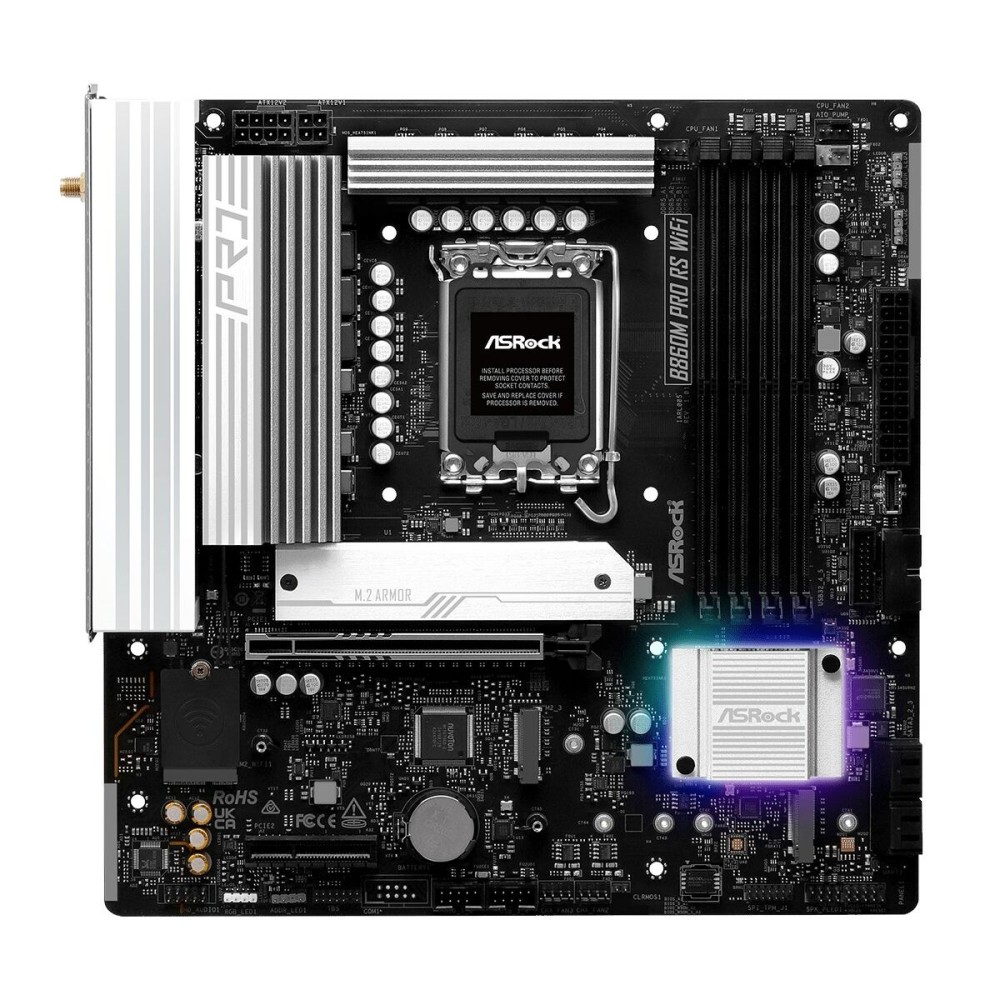 Carte Mère ASRock B860M Pro RS WiFi Intel B860 LGA 1851
