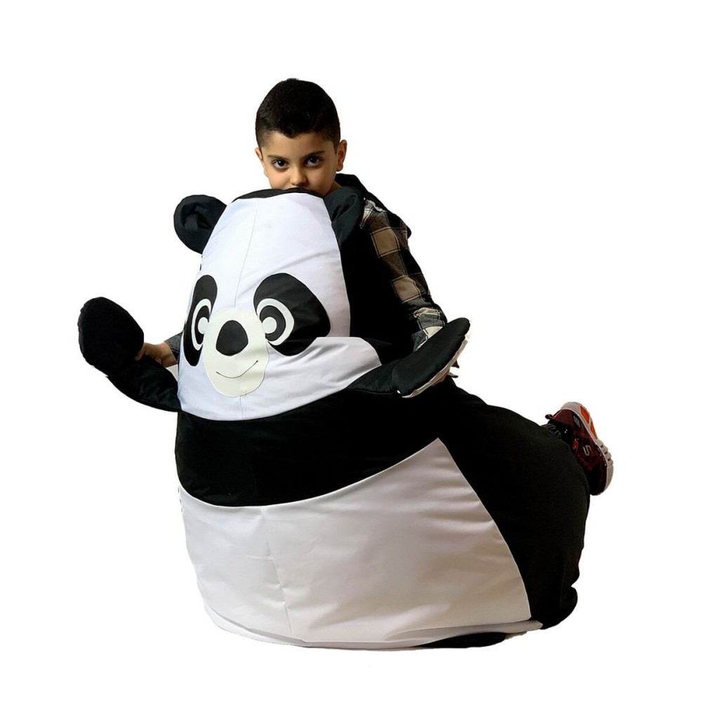 Puff GO GIFT Weiß Schwarz Oxford 130 x 90 cm