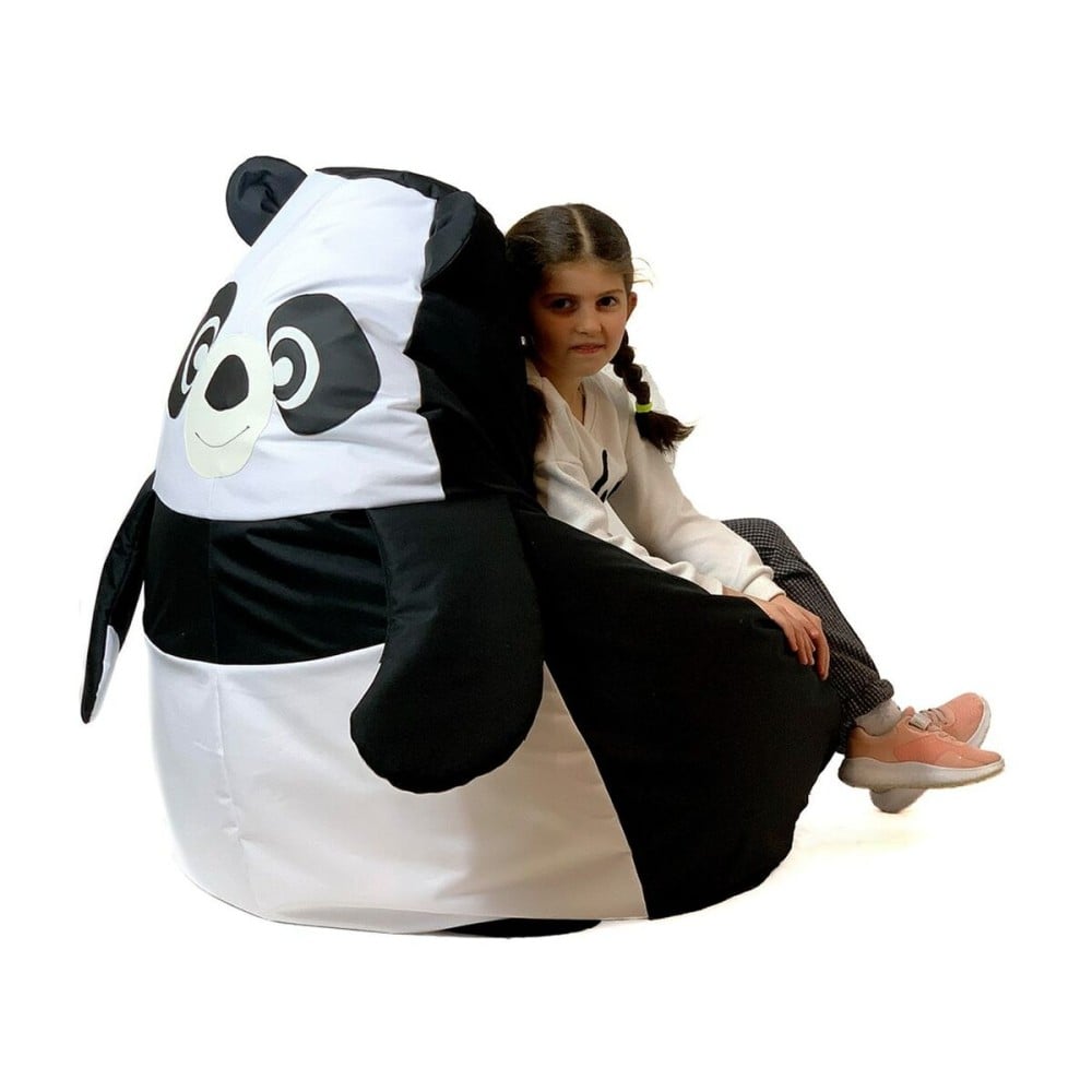 Puff GO GIFT Weiß Schwarz Oxford 130 x 90 cm
