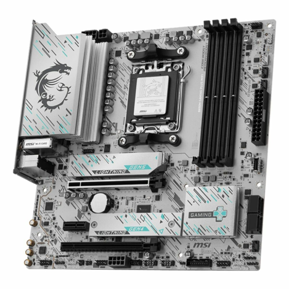 Carte Mère MSI B850M GAMING PLUS WIFI6E Intel Wi-Fi 6 AMD AM5 AMD B850