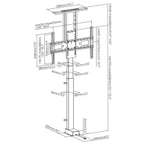 Screen Table Support MacLean MC-866T 80" 37"