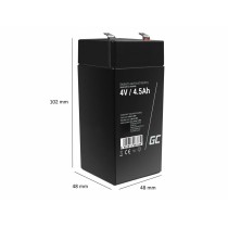 Batterie für Unterbrechungsfreies Stromversorgungssystem USV Green Cell AGM36 45 Ah