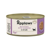 Katzenfutter Applaws Mackerel with sardine in broth Fisch 70 g