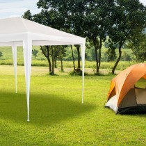Gartenlaube Aktive 300 x 255 x 600 cm Metall Weiß Kunststoff