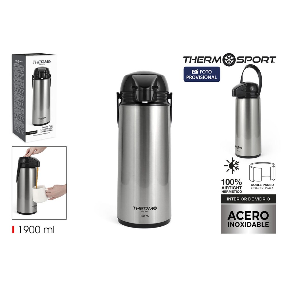 Thermo Jug ThermoSport Silver 1,9 L (6 Units)