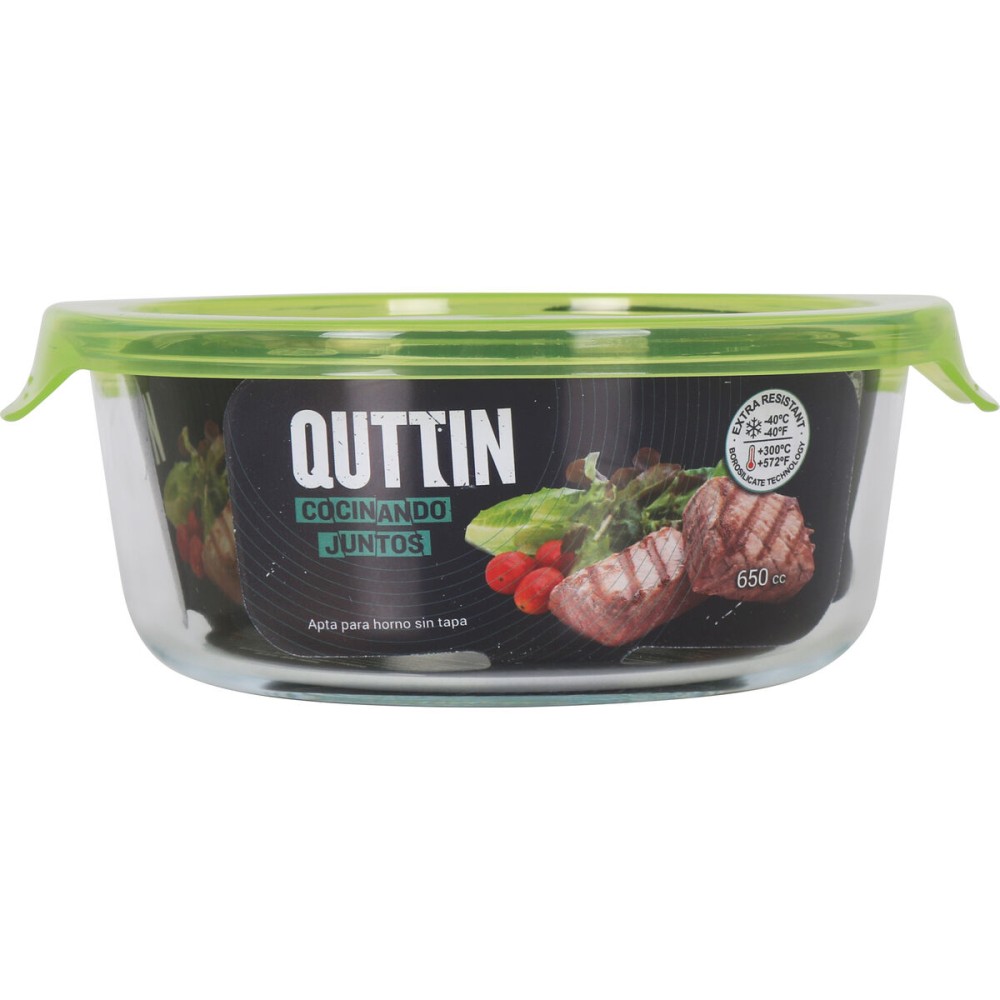 Lunchbox Quttin grün 650 ml 15 x 15 x 6,5 cm (6 Stück)