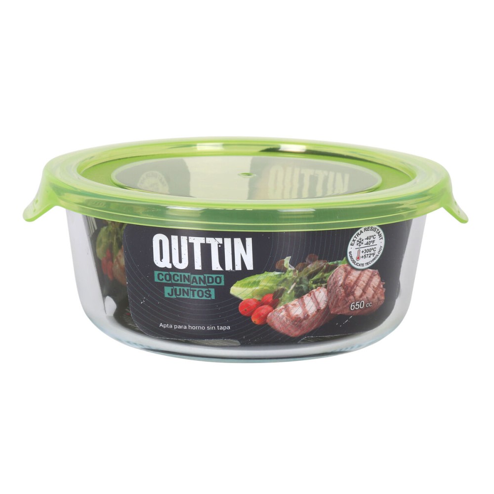 Lunchbox Quttin grün 650 ml 15 x 15 x 6,5 cm (6 Stück)