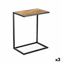 Beistelltisch Confortime Braun Schwarz 40 x 25 x 50 cm (3 Stück)