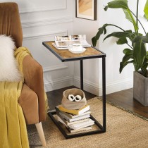 Beistelltisch Confortime Braun Schwarz 40 x 25 x 50 cm (3 Stück)