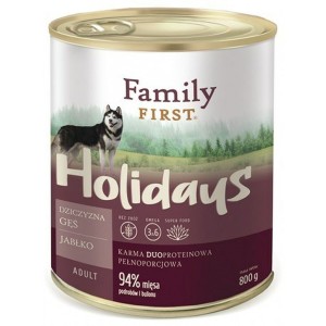 Wet food Family First FF-19013 Apple Wild Boar Goose 800 g