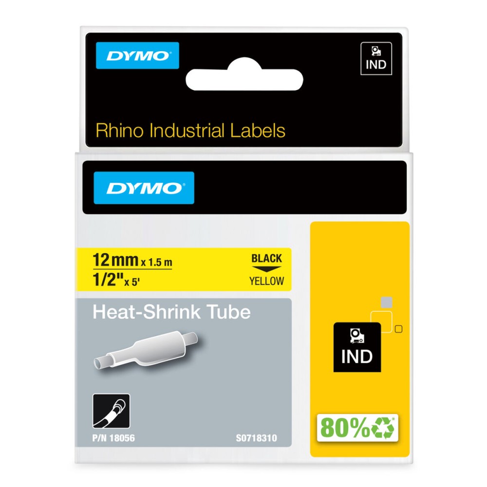 Laminated Tape for Labelling Machines Dymo ID1-12 12 mm x 1,5 m
