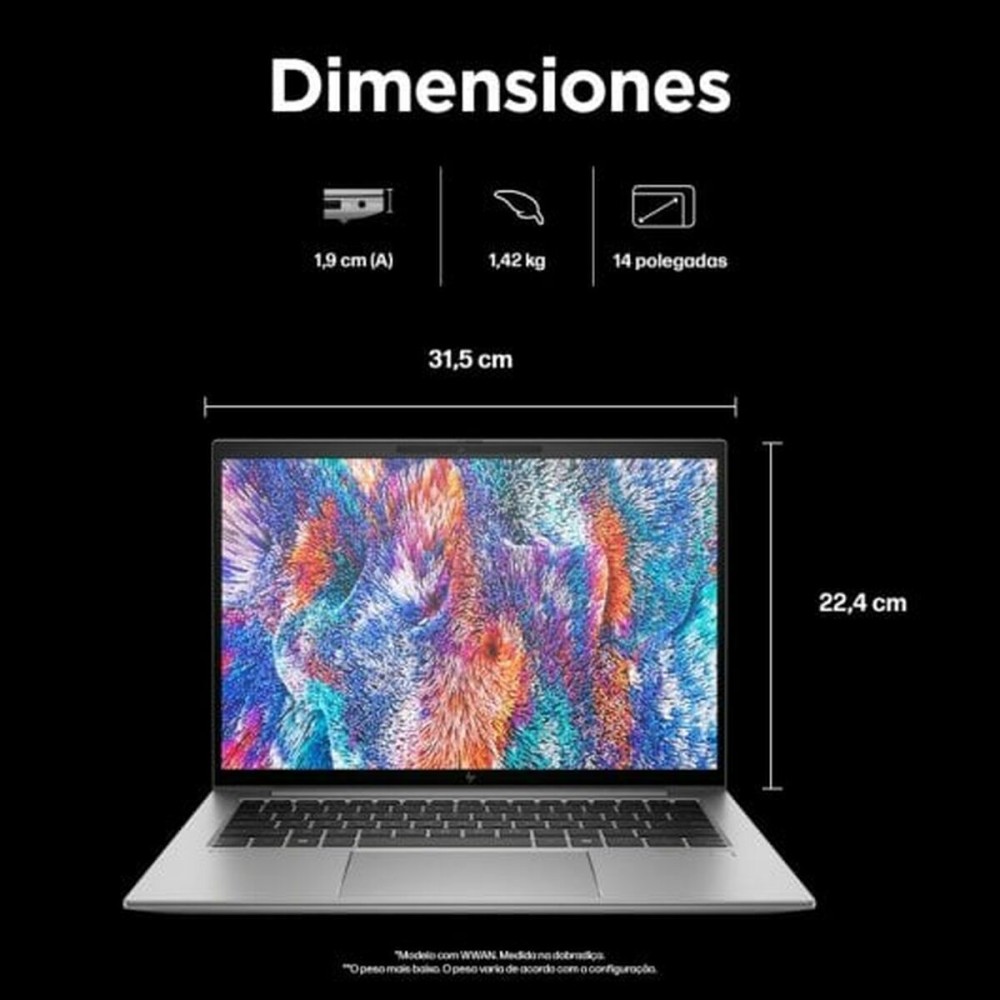 Ordinateur Portable HP A3YY8ETABE Espagnol Qwerty