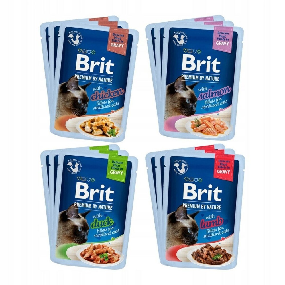 Aliments pour chat Brit 12 x 85 g