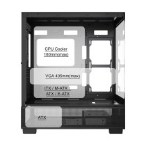 Boîtier ATX semi-tour GEMBIRD CCC-FC-X550 Noir