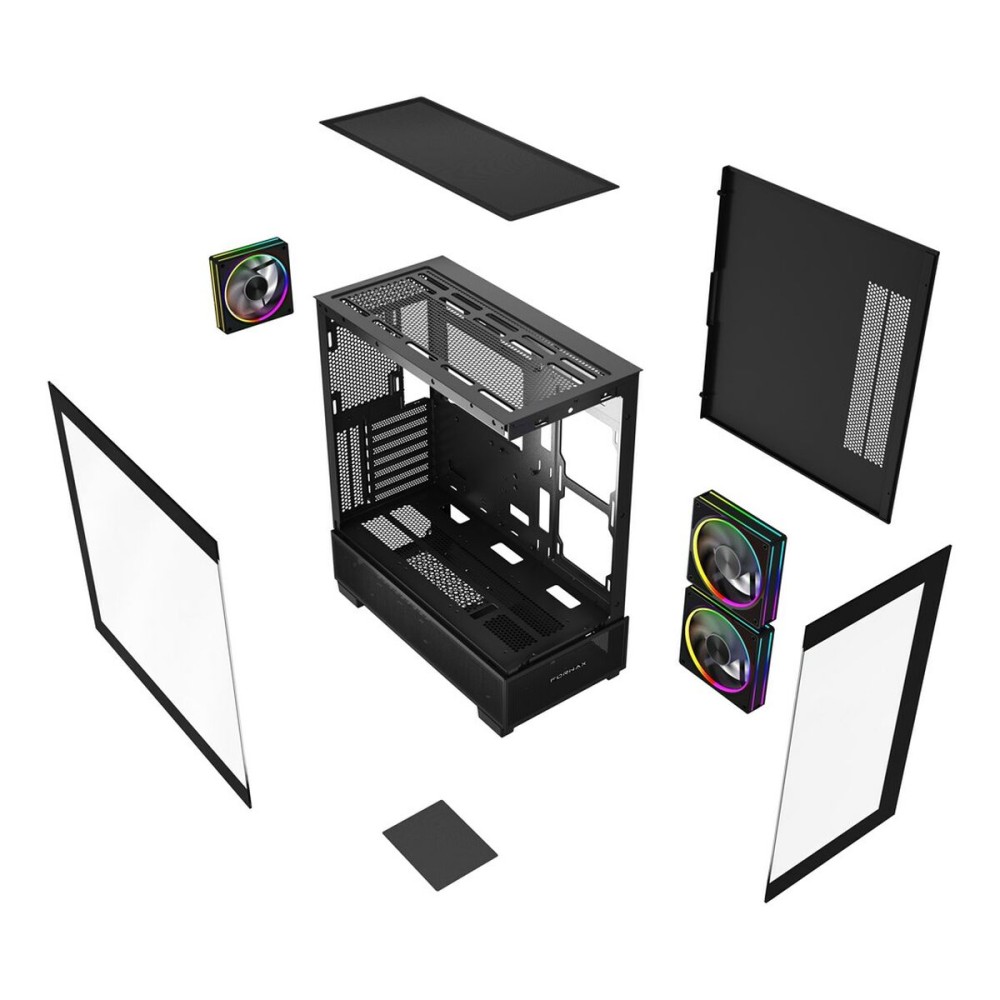 Boîtier ATX semi-tour GEMBIRD CCC-FC-X550 Noir