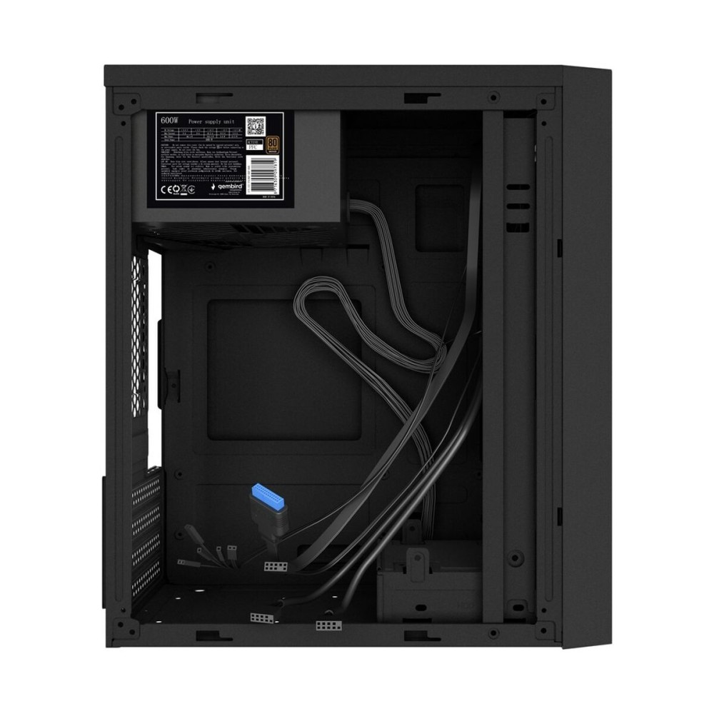 ATX Semi-Tower Gehäuse GEMBIRD CCC-FC-K170-600W Schwarz