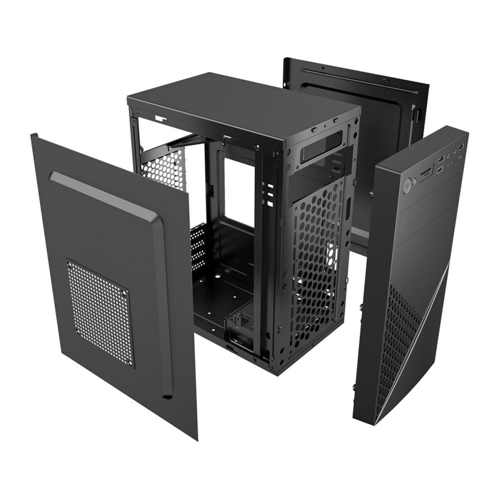 ATX Semi-Tower Gehäuse GEMBIRD CCC-FC-K170-600W Schwarz