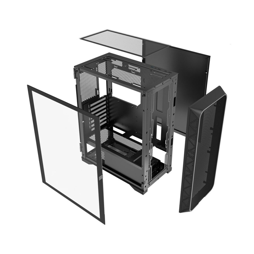 ATX Semi-Tower Gehäuse GEMBIRD CCC-FC-M200 Schwarz