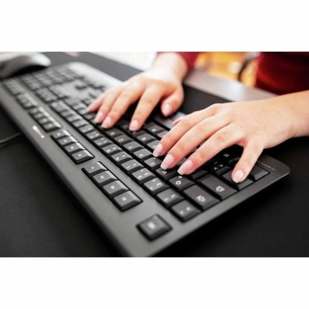 Französische Tastatur Cherry Qwerty Spanisch Schwarz